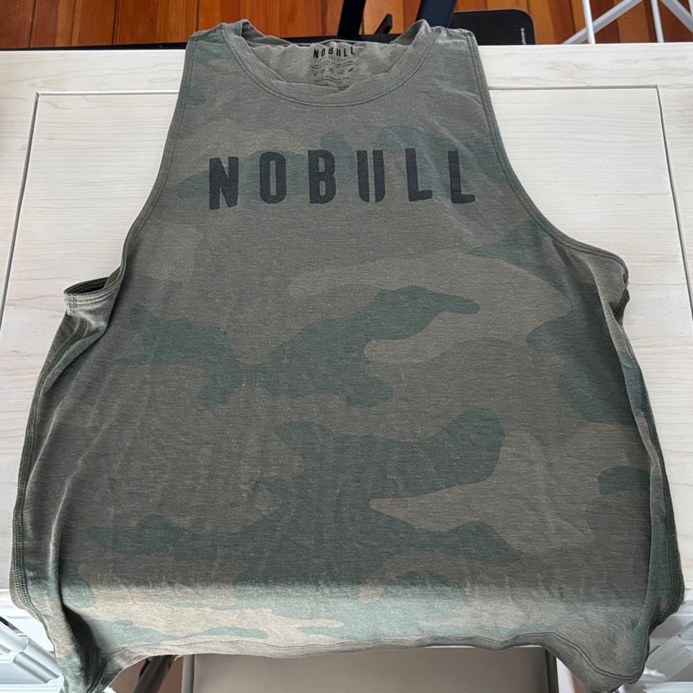 NOBULL Olive Camo Tank with Black Logo